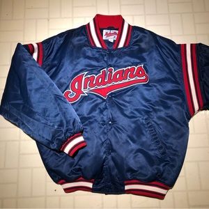 Vintage Cleveland Indians Starter Jacket Bomber